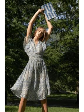 NWT Guadalupe Charlize Paisley Dress Women's Large